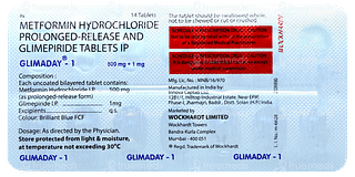 Glimaday 1 Tablet 14