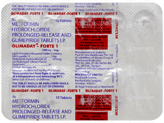Glimaday Forte 1 Tablet 10