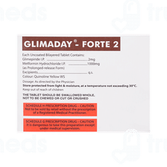 Glimaday Forte 2 Tablet Pr 10
