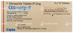 Glimcip 2 Tablet 10 Glimcip 2 Tablet 10