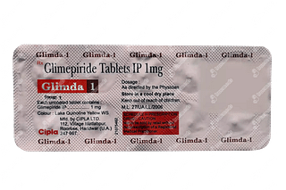 Glimda 1 MG Tablet 10