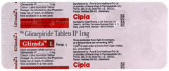 Glimda 1 Tablet 10 Glimda 1 Tablet 10