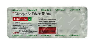 Glimda 2 MG Tablet 10