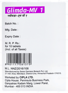 Glimda Mv 1 Tablet 10