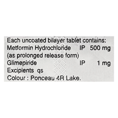 Glimex M 1/500 Mg Tablet 10