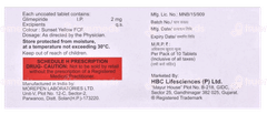 Glimi Cure 2 Tablet 10 Glimi Cure 2 Tablet 10