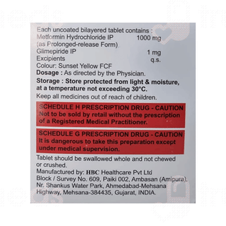 Glimicure M1 Forte Tablet 15