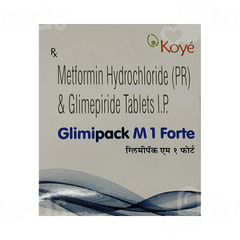 Glimipack M 1 Forte Tablet 10 Glimipack M 1 Forte Tablet 10