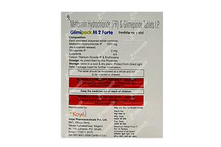 Glimipack M Forte 2/1000 MG Tablet 10