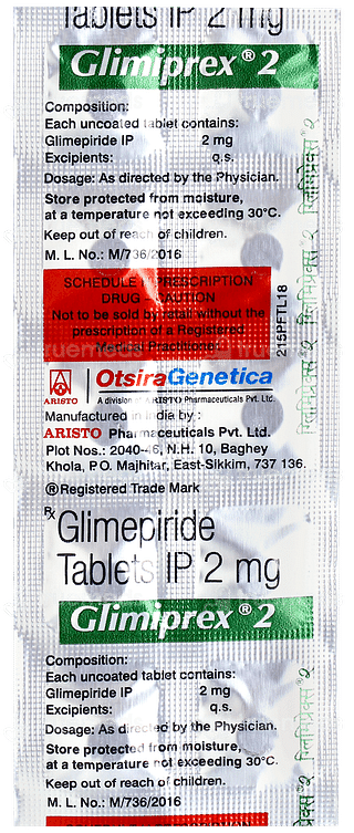 Glimiprex 2 Tablet 10