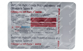 Glimiprex Mf Forte 1/1000 MG Tablet Pr 10