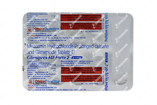 Glimiprex Mf Forte 2/1000 MG Tablet Pr 10