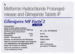 Glimiprex Mf Forte 2 Tablet 10