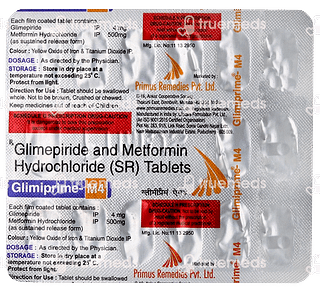 Glimiprime M 4/500 MG Tablet Sr 15