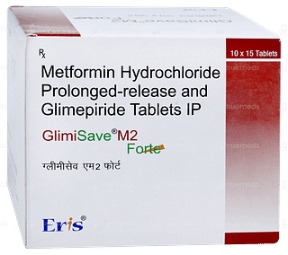 Glimisave M Forte 2/1000 MG Tablet Pr 15