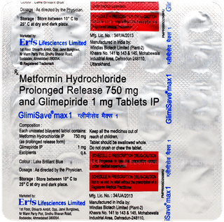 Glimisave Max 1 Tablet 15