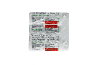 Glimisave Max 3/750 MG Tablet Sr 15