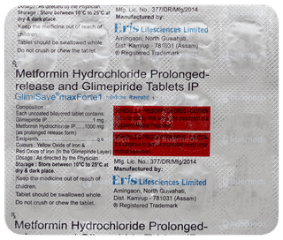 Glimisave Max Forte 1 Tablet Pr 15