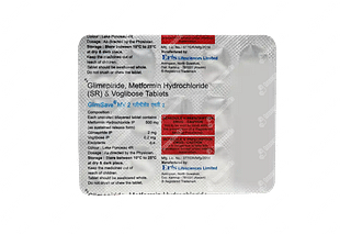 Glimisave Mv 0.2/500/2 MG Tablet Sr 15