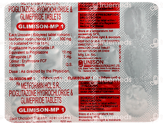 Glimison Mp 1/500/15 MG Tablet Sr 15