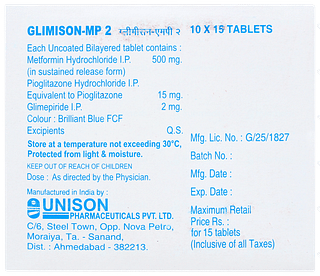 Glimison Mp 2 Tablet 15