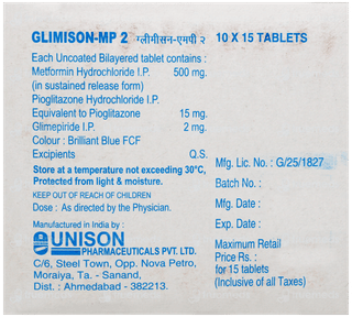 Glimison Mp 2 Tablet 15