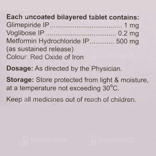 Glimitab Mv 1 Tablet 10