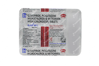 Glimp Mp 1/500/15 MG Tablet Sr 10