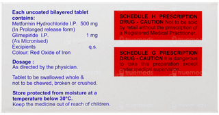Glimser 1 Tablet 15