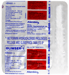 Glimser 1 Tablet 15 Glimser 1 Tablet 15