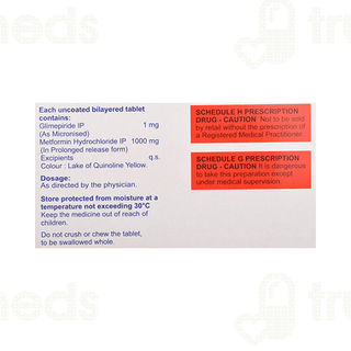 Glimser Forte 1 Tablet Pr 15