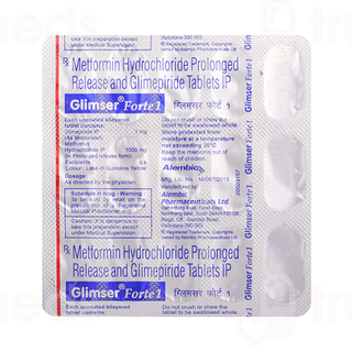 Glimser Forte 1 Tablet Pr 15