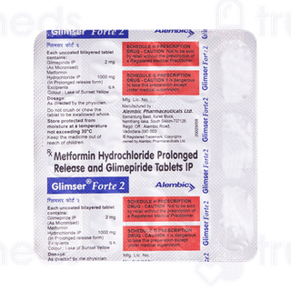 Glimser Forte 2 Tablet 15