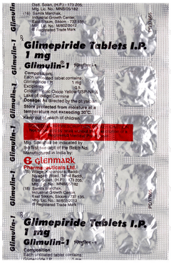 Glimulin 1 Tablet 15