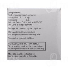 Glimulin 2 Tablet 15 Glimulin 2 Tablet 15