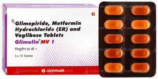 Glimulin Mv 1 Tablet 10