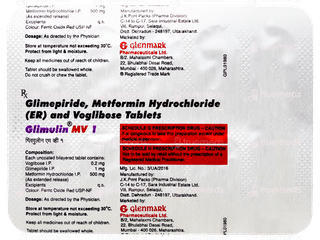 Glimulin Mv 1 Tablet 10