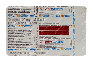 Glipon Mf Forte 20/1000 MG Tablet Er 10