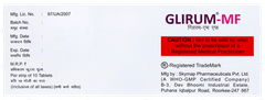 Glirum Mf Tablet 10 Glirum Mf Tablet 10
