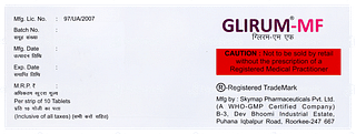 Glirum Mf Tablet 10