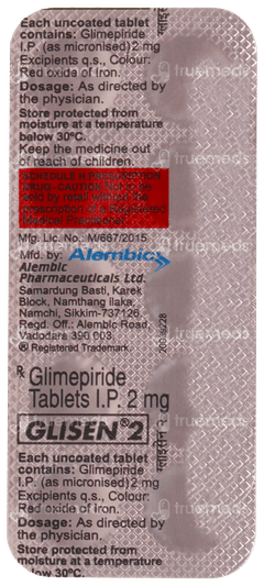 Glisen 2 Tablet 10 Glisen 2 Tablet 10