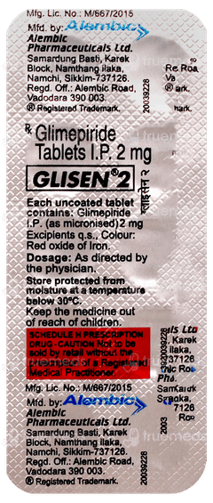 Glisen 2 Tablet 10 Glisen 2 Tablet 10
