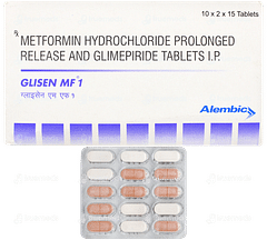 Glisen Mf 1 Tablet 15