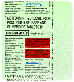 Glisen Mf 2 Tablet 15 Glisen Mf 2 Tablet 15