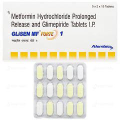 Glisen Mf Forte 1 Tablet 15