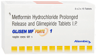 Glisen Mf Forte 1 Tablet 15