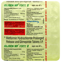 Glisen Mf Forte 2 Tablet 15 Glisen Mf Forte 2 Tablet 15