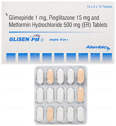 Glisen Pm 1 Tablet 15