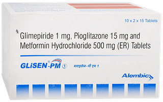 Glisen Pm 1 Tablet 15