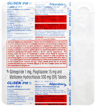 Glisen Pm 1 Tablet 15